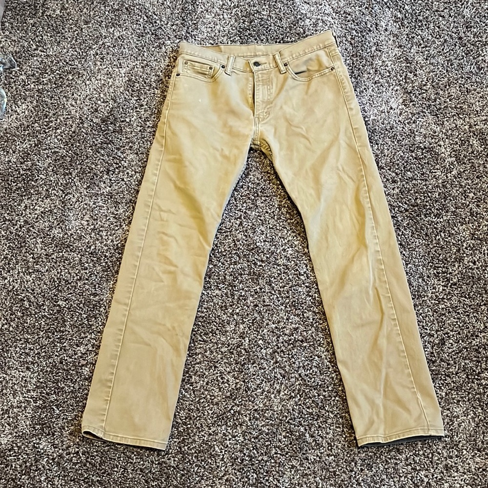 Levi 513 Khaki Jeans